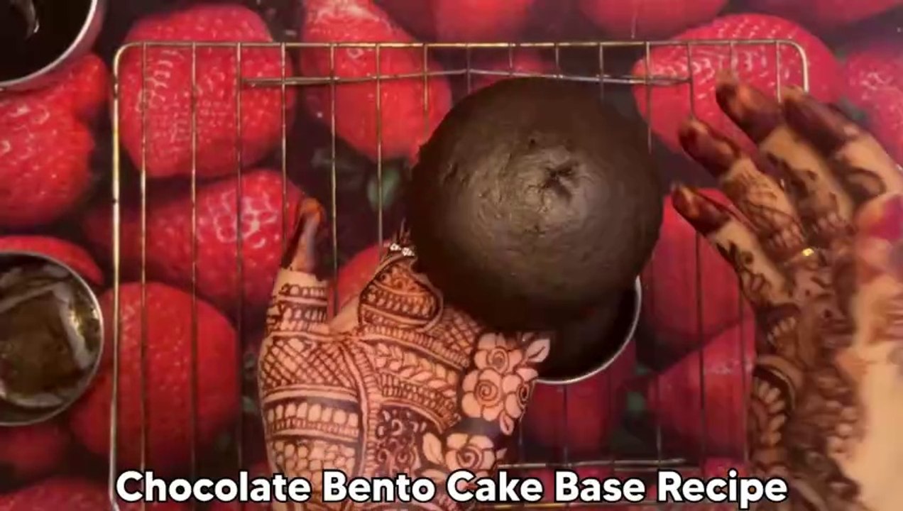 Chocolate Bento Cake Base Recipe | बेंटो केक का बेस कैसे बनाएं | Bento Cake Sponge With Premix |