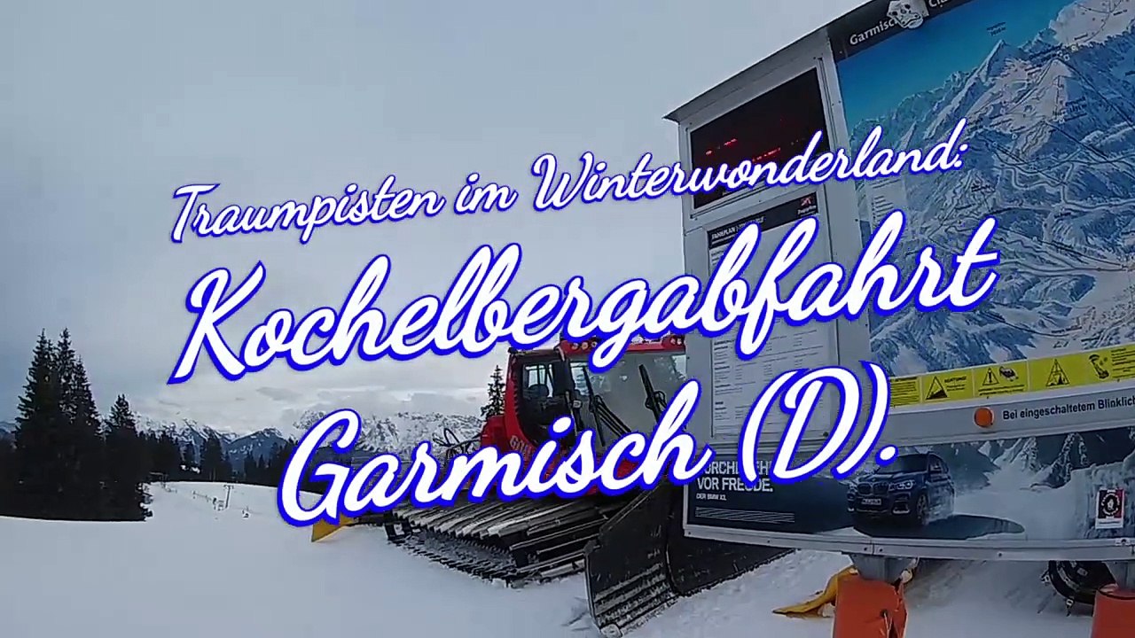 Traumpisten im Winterwonderland: Kochelberg-Abfahrt Garmisch (D).