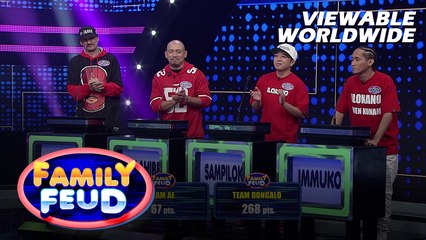 Family Feud: TEAM DONGALO, MABILISAN NA-SWEEP ANG TOP ANSWERS NG SURVEY BOARD! (Episode 597)