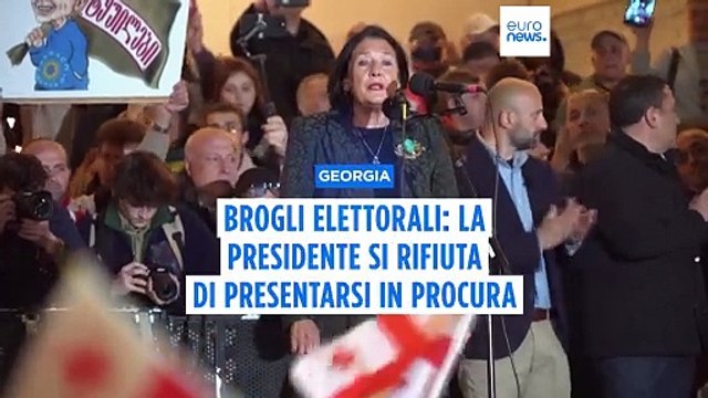 Accuse di brogli in Georgia, Zourabichvili rifiuta l'interrogatorio