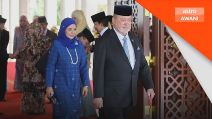 Raja Permaisuri Agong gayakan baju kurung Kain Benang Johor