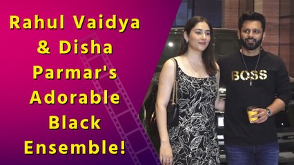 Rahul Vaidya & Disha Parmar's Adorable Black Ensemble!