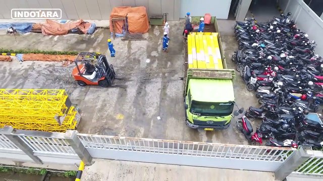 PROJECT HOIST CRANE LGM MONORAIL DENGAN TIANG INDEPENDEN KAPASITAS 2 TONS - PT. CIKAL JAYA PERMAI