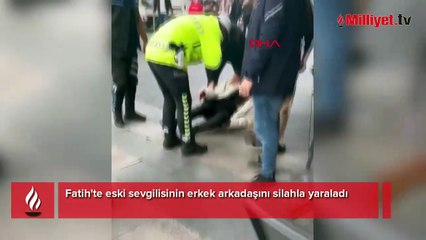 Eski kız arkadaşının yeni sevgilisine kurşun yağdırdı