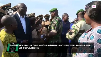 [#Reportage] Mouila : Le Gén  Oligui Nguema accueilli avec ferveur par les populations