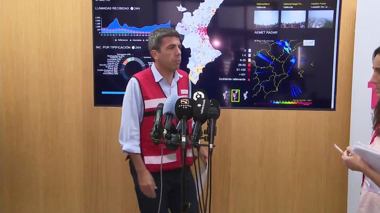 Mazón anuncia ayudas "directas y exprés" de 250 millones para afectados por la DANA