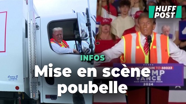 La gaffe de Joe Biden a inspiré Donald Trump qui s’affiche dans un camion poubelle