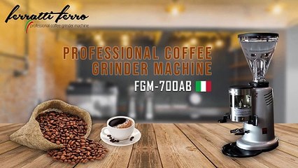 JUAL MESIN GRINDER BIJI KOPI DENGAN GARANSI 1 TAHUN - FERRATTI FERRO FGM-700AB