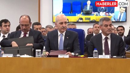 TBMM Başkanı Kurtulmuş: "Eğer partiler anlaşır, belli bir konsensus sağlanırsa, yeni Anayasa süreçlerinin devam etmesi mümkündür"