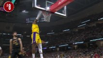 LeBron makes vintage slam against former team Cavs