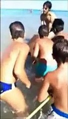 Ortona, i bagnanti salvano la Vaccarella spiaggiata