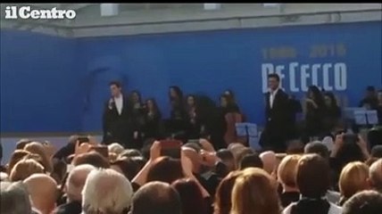 Pescara, il trio Il Volo alla festa del pastificio De Cecco