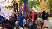 Il corteo a Teramo per l'acqua trasparente