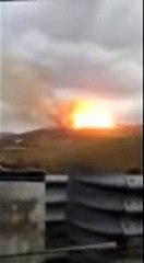 Mutignano, il crollo di un traliccio fa esplodere il gasdotto della Snam