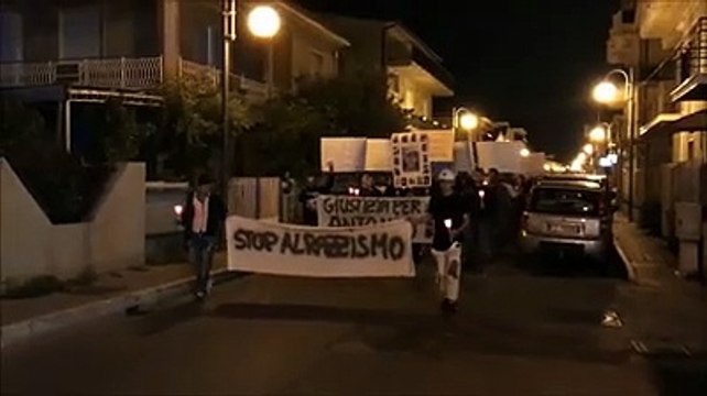 Omicidio di Montesilvano, in 200 in corteo: Giustizia per Antonio