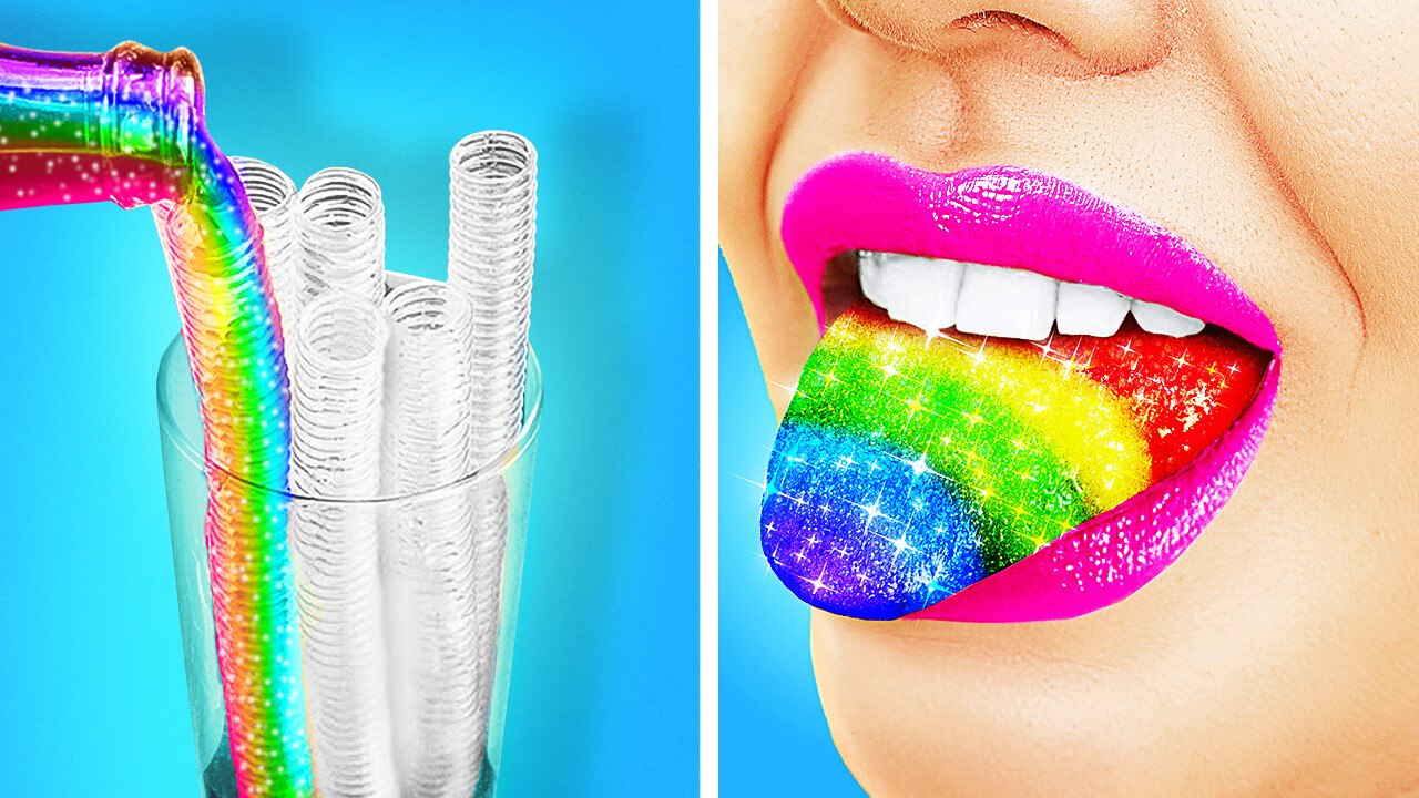 DÉFI ALIMENTAIRE ARC-EN-CIEL ️ ASTUCES PARENTALES & NOURRITURE DRÔLE POUR ENFANTS par 123 GO Like!