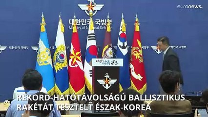 Eddigi legnagyobb hatótávolságú interkontinentális ballisztikus rakétáját tesztelte Észak-Korea