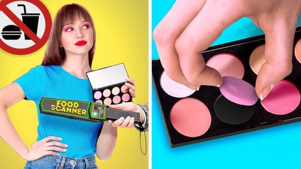 CACHER DE LA NOURRITURE || Astuces cool pour cacher du maquillage et des bonbons par 123 GO Like!