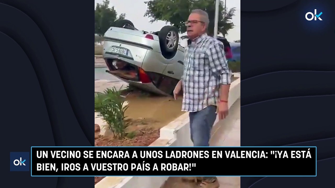 Un vecino se encara a unos ladrones en Valencia: "¡Ya está bien, iros a vuestro país a robar!"