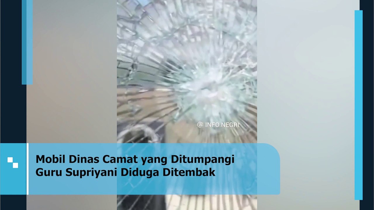 Mobil Dinas Camat yang Ditumpangi Guru Supriyani Diduga Ditembak