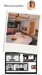 Salon salle a manger chic et moderne