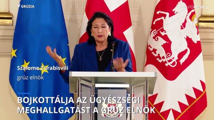 Grúziai választások: az elnök bojkottálja az ügyészségi meghallgatást