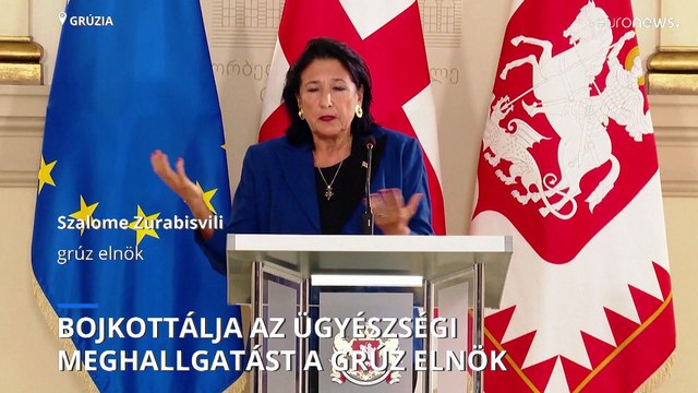 Grúziai választások: az elnök bojkottálja az ügyészségi meghallgatást