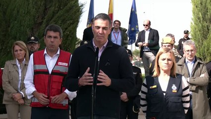 Sánchez evita el choque con Feijóo y advierte de que la DANA no ha acabado: "Quédense en casa"