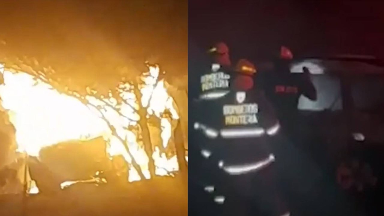 Video | Cuatro cuerpos calcinados fueron hallados al interior de una camioneta de alta gama en Montería