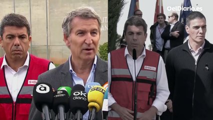 Mazón agradece a Sánchez la colaboración del Gobierno y contradice a Feijóo