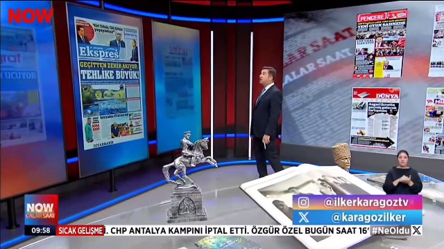 Gazetemiz @ekspreshaber_'in GEÇİTTEN ZEHİR AKIYOR: TEHLİKE BÜYÜK! manşeti NOW Tv’de İLKER KARAGÖZ ile Çalar Saat