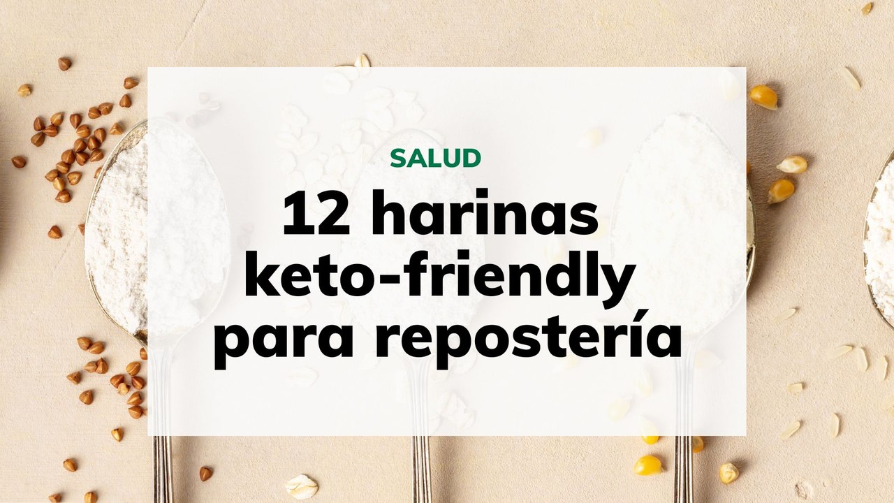 12 harinas keto-friendly para repostería