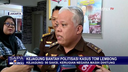 Kejagung Tegas Bantah Adanya Politisasi Dalam Penetapan Tersangka Tom Lembong!