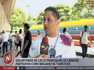 Acreditada brigada de promotores turísticos voluntarios provenientes de las 22 parroquias de Caracas