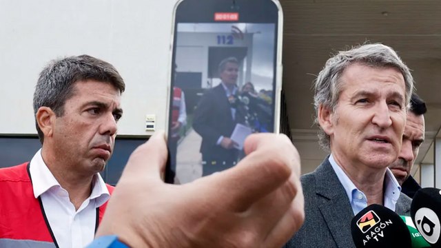 Feijóo exculpa a Mazón del tardío aviso de la DANA: Se actúa con la información de organismos estatales