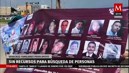 Búsqueda de personas desaparecidas en Veracruz se suspende por falta de presupesto