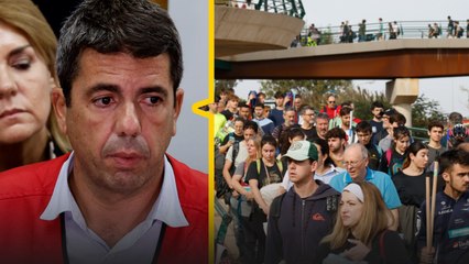 Mazón pide a los voluntarios "que vuelvan a casa" para evitar el colapso de las carreteras