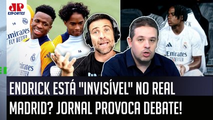 "JÁ COMEÇOU A COBRANÇA! Um JORNAL FALOU que o Endrick no Real Madrid está..." OLHA ISSO!