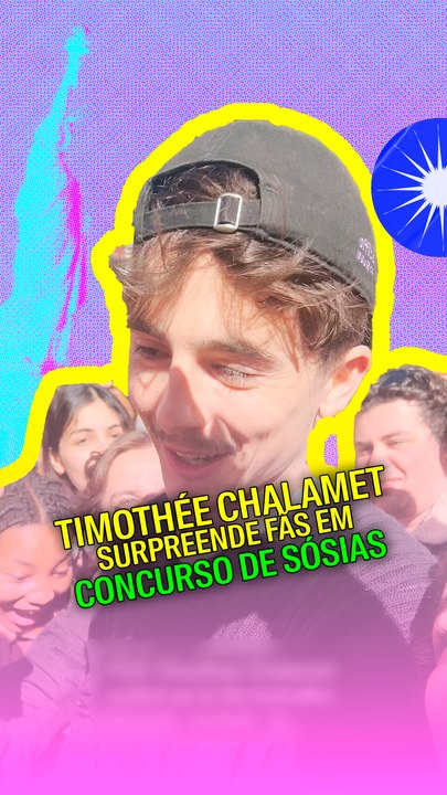 Timothée Chalamet surpreende fãs em concurso de sósias