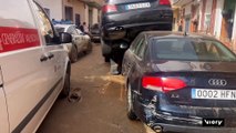 España: autos apilados y destrozos por las inundaciones de la DANA