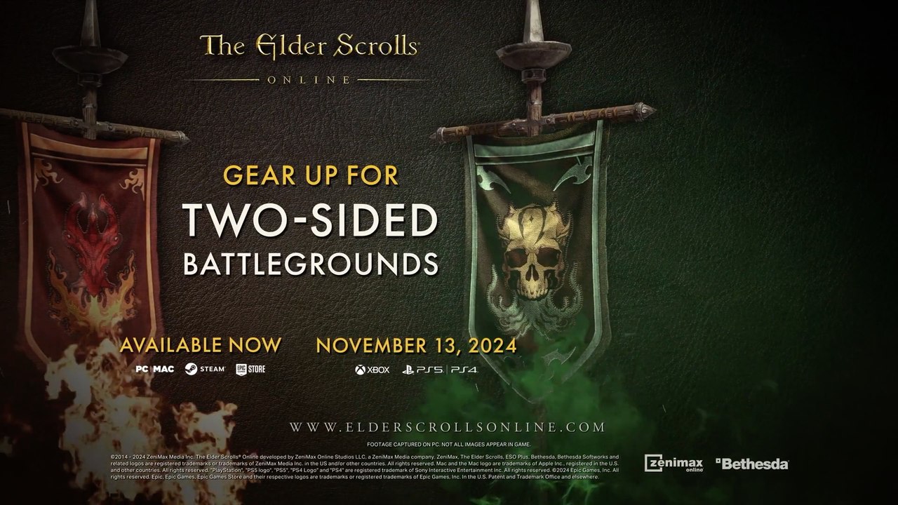 The Elder Scrolls Online Official Conquer the Battlegrounds Trailer