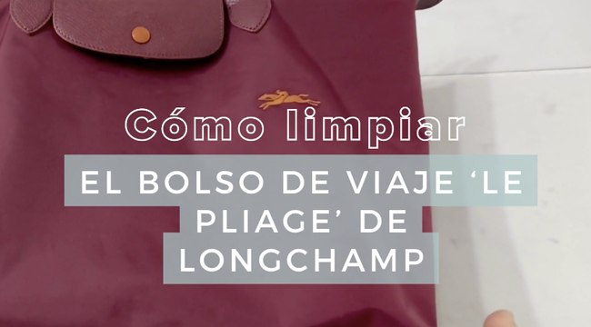 Cómo limpiar el mítico bolso de viaje 'Le Pliage' de Longchamp: FOTOS y VÍDEO del paso a paso para quitar manchas y lavarlo a mano o en la lavadora