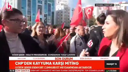 CHP'li kadın beyin yaktı: Terörle ilişkimiz olan başkanımızın tutuklanması korkunç bir adaletsizlik