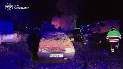 Bombardeio em Kharkiv mata uma criança e deixa 34 feridos