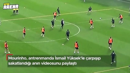 Jose Mourinho antrenmanda sakatlandı! İşte o görüntüler