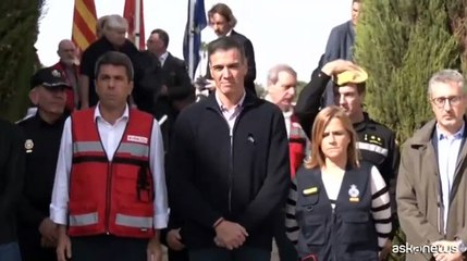 Sanchez sui luoghi del disastro maltempo: priorit? trovare i dispersi