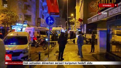 İstanbul'da halı sahadan dönerken serseri kurşunun hedefi oldu