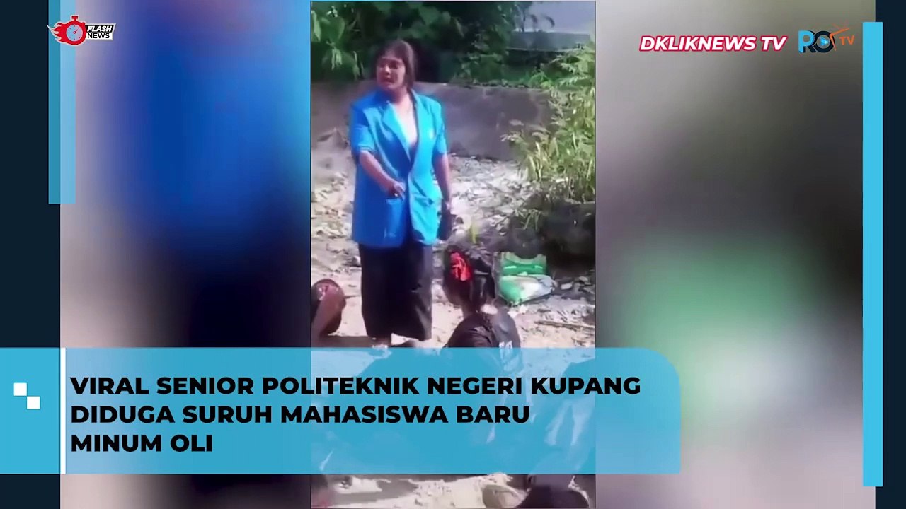 Viral Senior suruh mahasiswa minum oli di Kupang