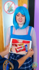 OMG Gummy vs real food By 123GO #shorts
