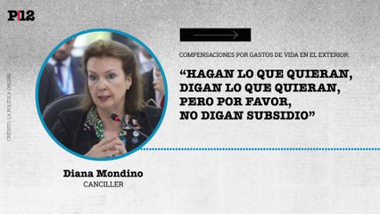 "Por favor, no digan subsidio": El audio filtrado de Mondino a diplomáticos por las "compensaciones de gastos de vida"